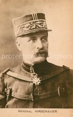 AK / Ansichtskarte Militaria France  WK1 General Hirschauer