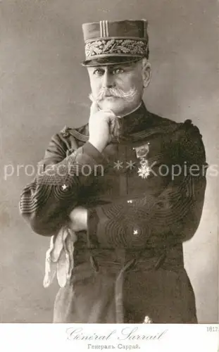 AK / Ansichtskarte Militaria France  WK1 General Sarrail