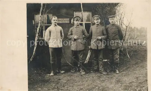 AK / Ansichtskarte 040 Regiment FR Fuesilier RASTATT Baden BW Foto im Feld