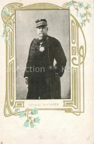 AK / Ansichtskarte Militaria France General Saussier 