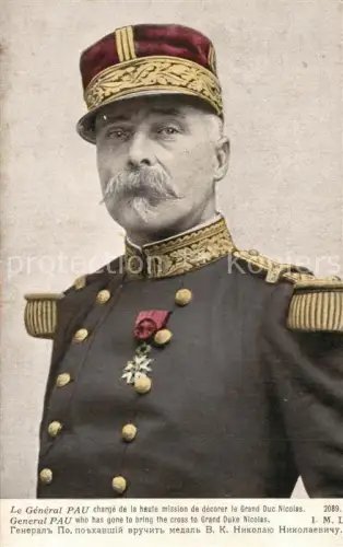 AK / Ansichtskarte Militaria France  WK1 General Pau