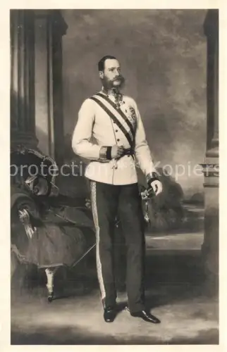 AK / Ansichtskarte Adel oesterreich Monarchie Kaiser Franz Josef I. Portrait Winterhalter