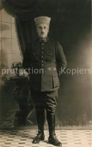 AK / Ansichtskarte 021 Regiment Zouaven ALGER Algerie Foto Soldat Marocain Portrait