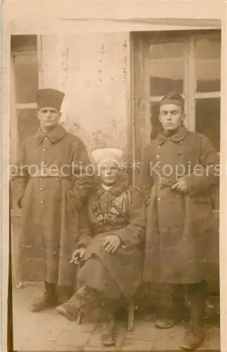 AK / Ansichtskarte 001 Regiment Zouaven ALGER Algerie WK1 France Soldats Marocains