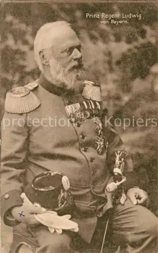 AK / Ansichtskarte Adel Bayern Monarchie Prinz Regent Ludwig 
