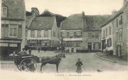 AK / Ansichtskarte Cassel Dunkerque 59 Nord Marché aux pommes