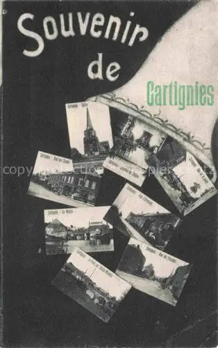 AK / Ansichtskarte Cartignies Avesnes-sur-Helpe 59 Nord Souvenir de la ville vues d'ensemble