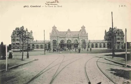 AK / Ansichtskarte CAMBRAI 59 Nord La Gare du Nord Bahnhof