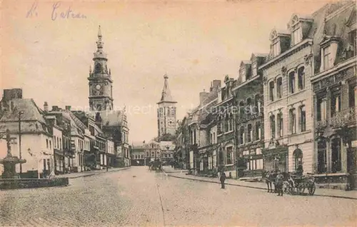 AK / Ansichtskarte Le Cateau-Cambresis CAMBRAI 59 Nord Au centre Rue Principale