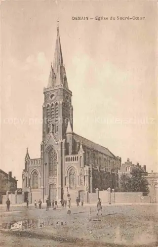 AK / Ansichtskarte Denain Valenciennes 59 Nord Eglise du Sacré-Coeur
