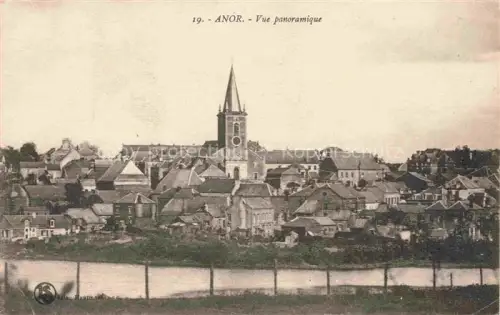 AK / Ansichtskarte Anor Avesnes-sur-Helpe 59 Nord Vue panoramique et l'église