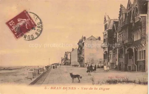 AK / Ansichtskarte Bray-Dunes Dunkerque 59 Nord Vue de la digue