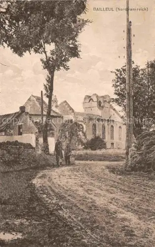 AK / Ansichtskarte Bailleul Dunkerque 59 Nord Ruines Grande Guerre Truemmer 1. Weltkrieg