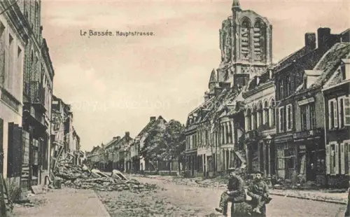 AK / Ansichtskarte LA BAssEE  LILLE 59 Nord Hauptstrasse Ruines Grande Guerre Truemmer 1. Weltkrieg