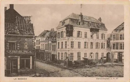 AK / Ansichtskarte LA BAssEE  LILLE 59 Nord Verbandsplatz J. R. 57 Ruines Grande Guerre Truemmer 1. Weltkrieg