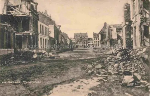 AK / Ansichtskarte LA BAssEE  LILLE 59 Nord Marktplatz Ruines Grande Guerre Truemmer 1. Weltkrieg Feldpost