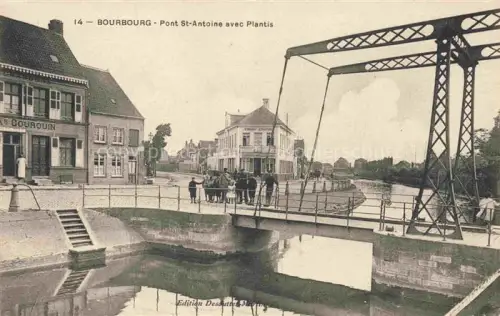 AK / Ansichtskarte Bourbourg Dunkerque 59 Nord Pont St. Antoine avec Plantis