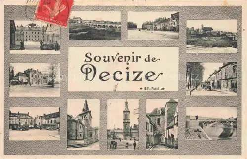 AK / Ansichtskarte Decize NEVERS 58 Nievre Souvenir de la ville Vues d'ensemble