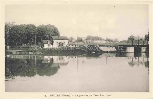 AK / Ansichtskarte Decize NEVERS 58 Nievre Jonction du canal à la Loire