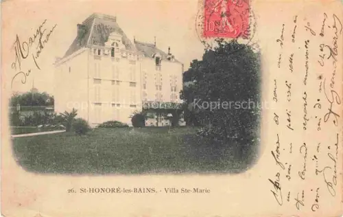 AK / Ansichtskarte St-Honore-les-Bains Chateau-Chinon 58 Nievre Villa Sainte-Marie