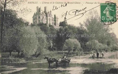 AK / Ansichtskarte Batilly Argentan 61 Orne L'Orne et Château de Mesnil-Glaise