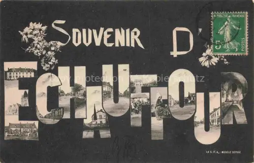 AK / Ansichtskarte Echauffour Argentan 61 Orne Souvenir de la ville Schriftzug
