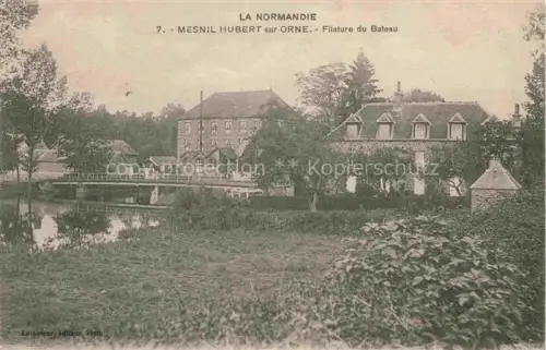 AK / Ansichtskarte Mesnil-Hubert-sur-Orne Argentan 61 Orne Filature du Bateau