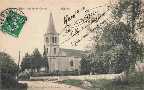 AK / Ansichtskarte Le Bourg-Saint-Leonard Argentan 61 Orne Eglise