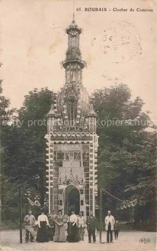 AK / Ansichtskarte ROUBAIX 59 Nord Clocher de Comines