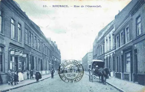 AK / Ansichtskarte ROUBAIX 59 Nord Rue de l'Ommelet