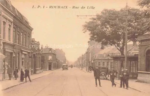AK / Ansichtskarte ROUBAIX 59 Nord Rue de Lille