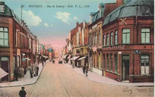 AK / Ansichtskarte ROUBAIX 59 Nord Rue de Lannoy