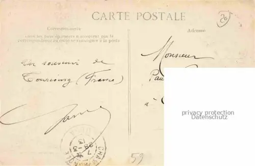 AK / Ansichtskarte TOURCOING LILLE 59 Nord Parc et Château Vaissier