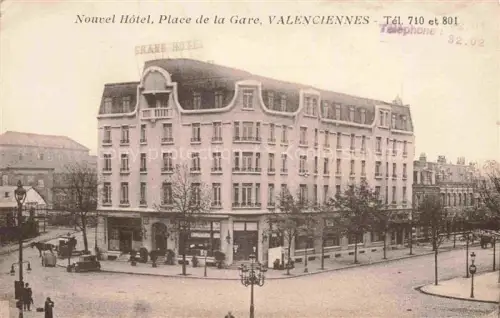 AK / Ansichtskarte VALENCIENNES 59 Nord Nouvel Hôtel Place de la Gare