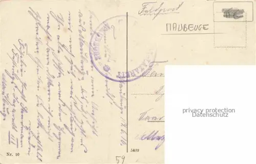 AK / Ansichtskarte Hautmont Avesnes-sur-Helpe 59 Nord Fort Hautmont Ruines Grande Guerre Truemmer 1. Weltkrieg Feldpost