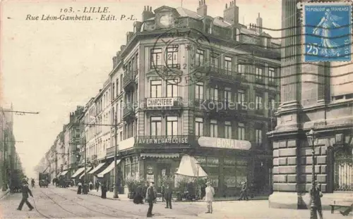 AK / Ansichtskarte LILLE 59 Nord Rue Léon-Gambetta