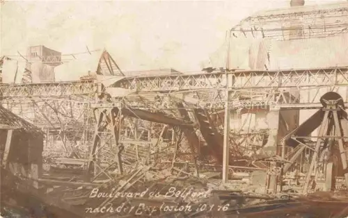 AK / Ansichtskarte LILLE 59 Nord Boulevard de Belfort nach der Explosion 10. Januar 1916 Ruines Grande Guerre Truemmer 1. Weltkrieg