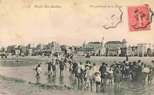AK / Ansichtskarte Malo-les-Bains Dunkerque 59 Nord Vue générale de la plage