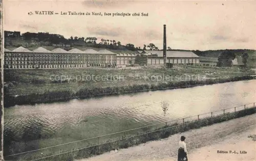 AK / Ansichtskarte Watten  Dunkerque 59 Nord Les Tuileries du Nord face principale côté sud