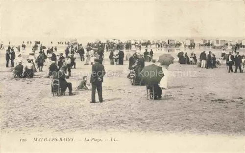 AK / Ansichtskarte Malo-les-Bains Dunkerque 59 Nord La plage