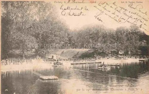 AK / Ansichtskarte VERDUN  55 Meuse Traversée la Meuse 19e Batallion de Chasseurs