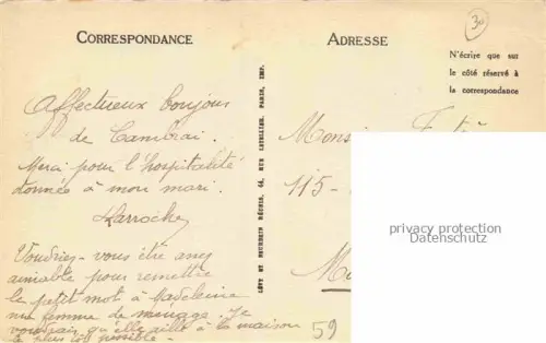AK / Ansichtskarte CAMBRAI 59 Nord Pont Michelet