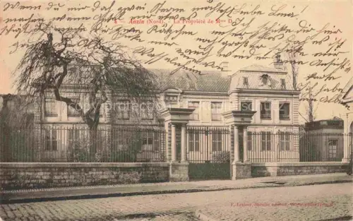 AK / Ansichtskarte Anzin Valenciennes 59 Nord La Proprieté de Mme D.
