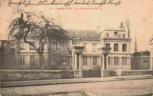 AK / Ansichtskarte Anzin Valenciennes 59 Nord La Proprieté de Mme D.