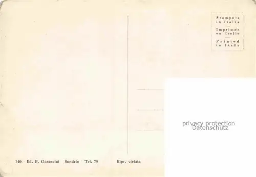 AK / Ansichtskarte Passo dello Stelvio 2750m Stilfserjochpass IT Pensione Ristorante Genziana