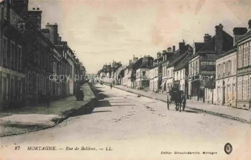 AK / Ansichtskarte Mortagne-au-Perche 61 Orne Rue de Bellême