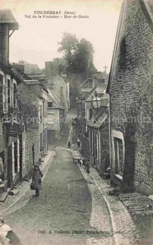 AK / Ansichtskarte Tinchebray Argentan 61 Orne Val de la Fontaine Rue de Géole