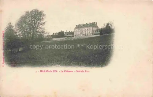 AK / Ansichtskarte Haras du Pin ROUEN 76 Seine-Maritime Château côté du parc
