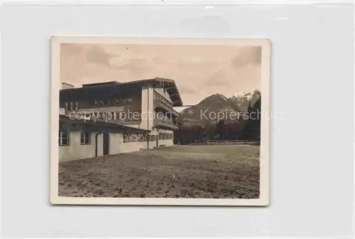 AK / Ansichtskarte BERCHTESGADEN Wehrertuechtigungslager Willi Dettenhofer Nr. 5 Haus mit hohem Goell