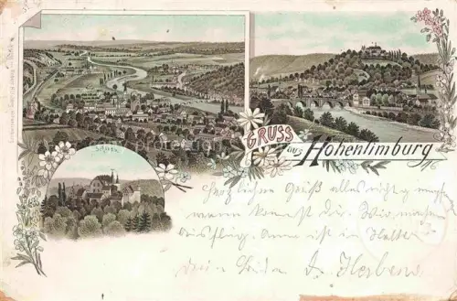 AK / Ansichtskarte Hohenlimburg HAGEN NRW Panorama Schloss Litho